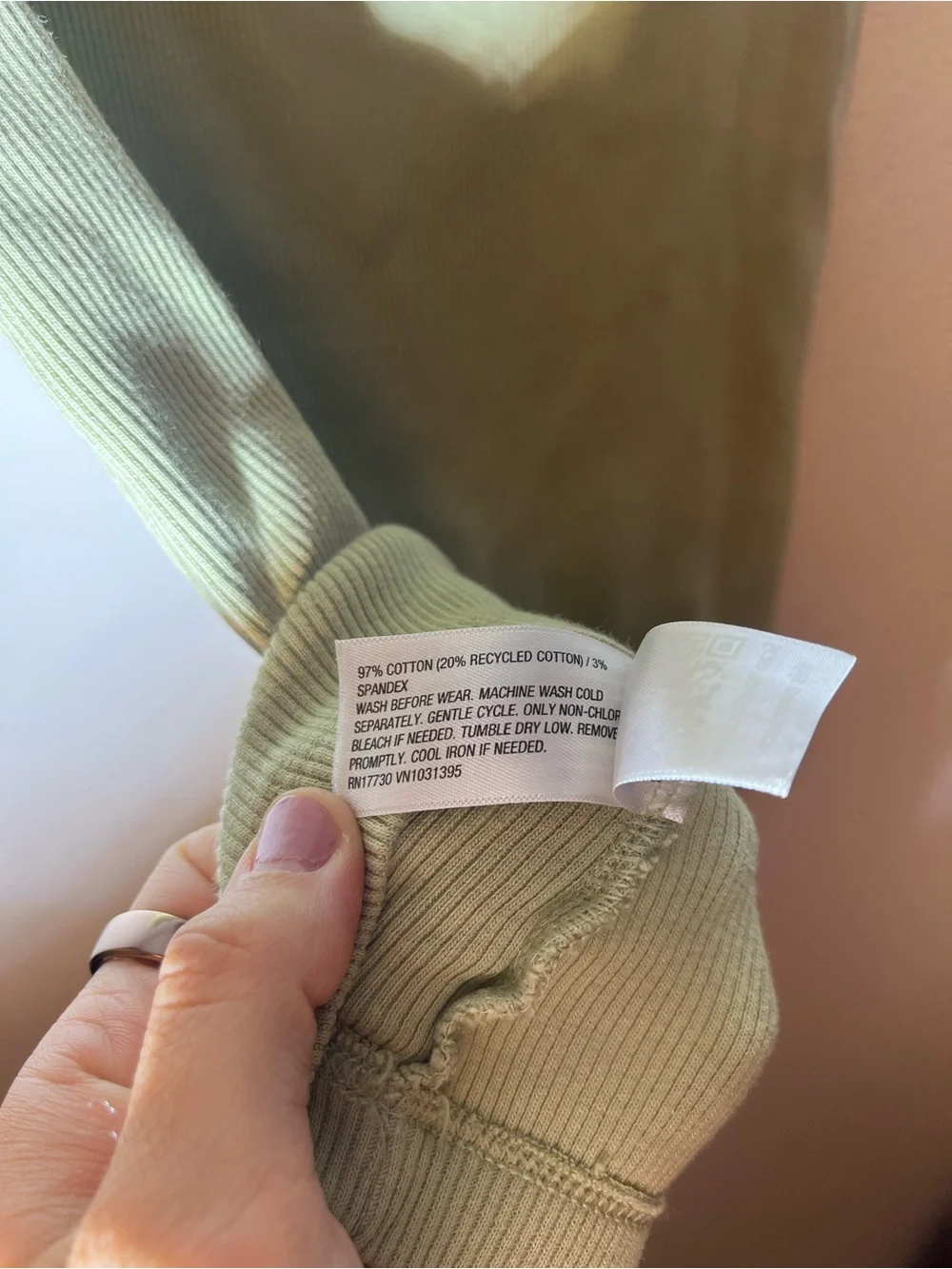 Universal Thread Henley Tank Sage Green - Picture 6 of 6